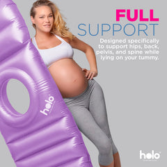 HOLO deflated for travel, highlighting portable comfort.