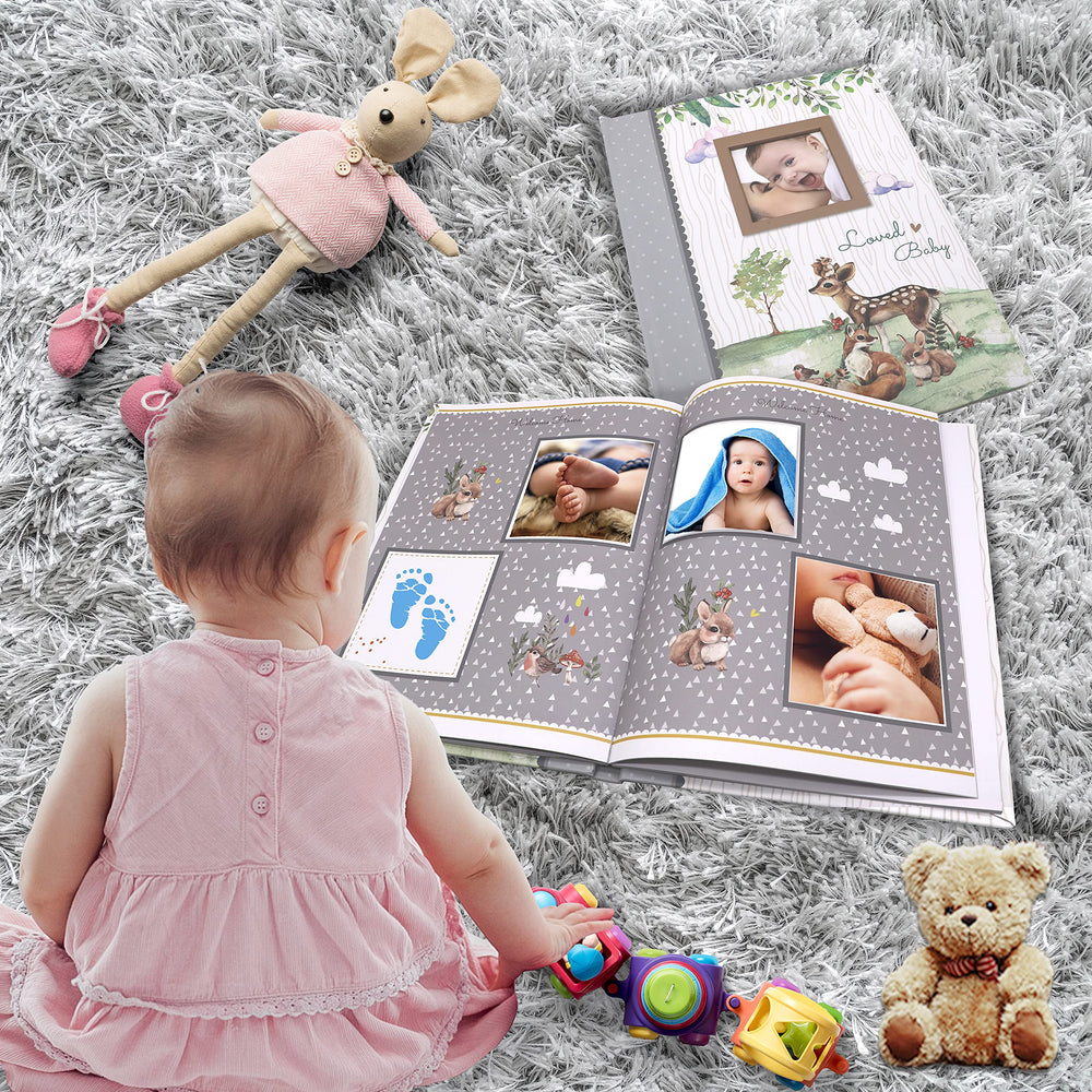 Holoary hard-cover binding protects pages and keeps memories intact.