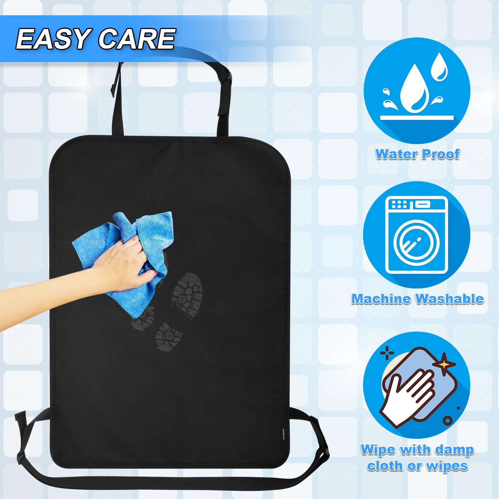 Homakover kick mats anti-slip design keeps mat in place