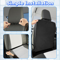 Homakover kick mats protect from dirt and spills on seats