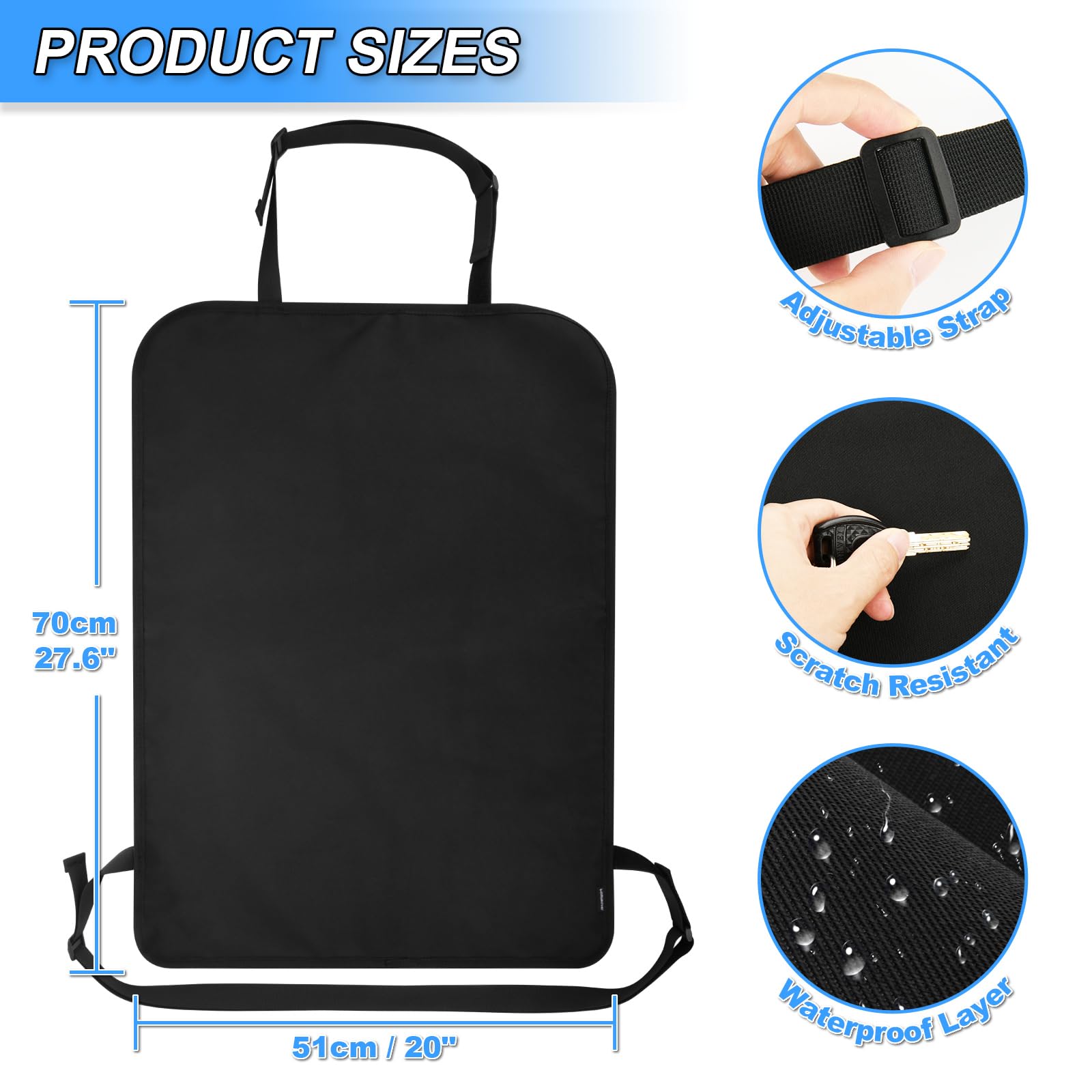 Homakover kick mats installation showing quick strap setup