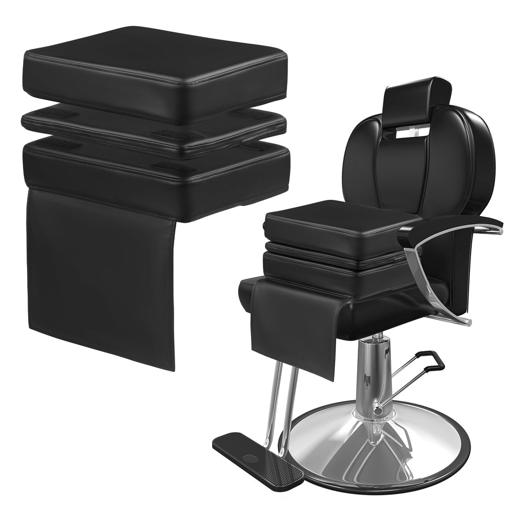 HOMBYS adjustable booster seat for kids in barber chair for comfortable haircut