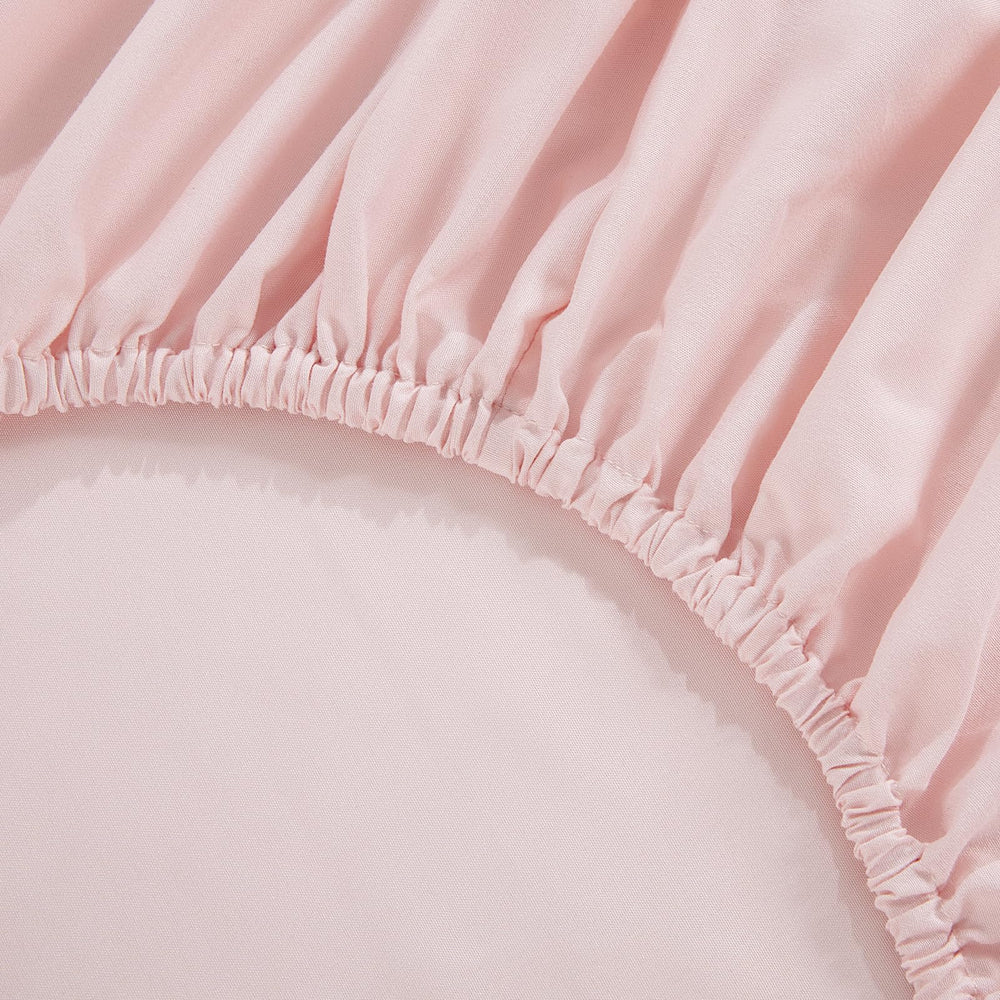 HOMBYS fabric closeup pink reveals durable no-pilling material