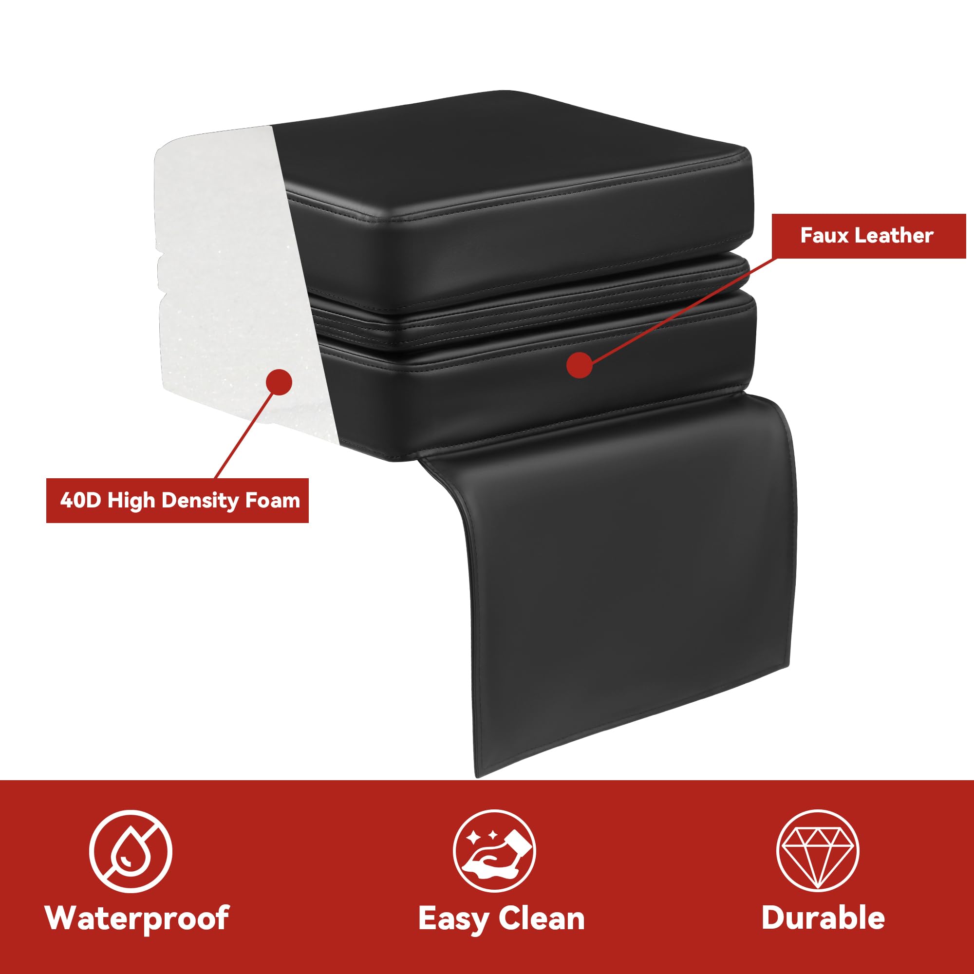 HOMBYS high-density sponge filling provides comfortable support during long cuts