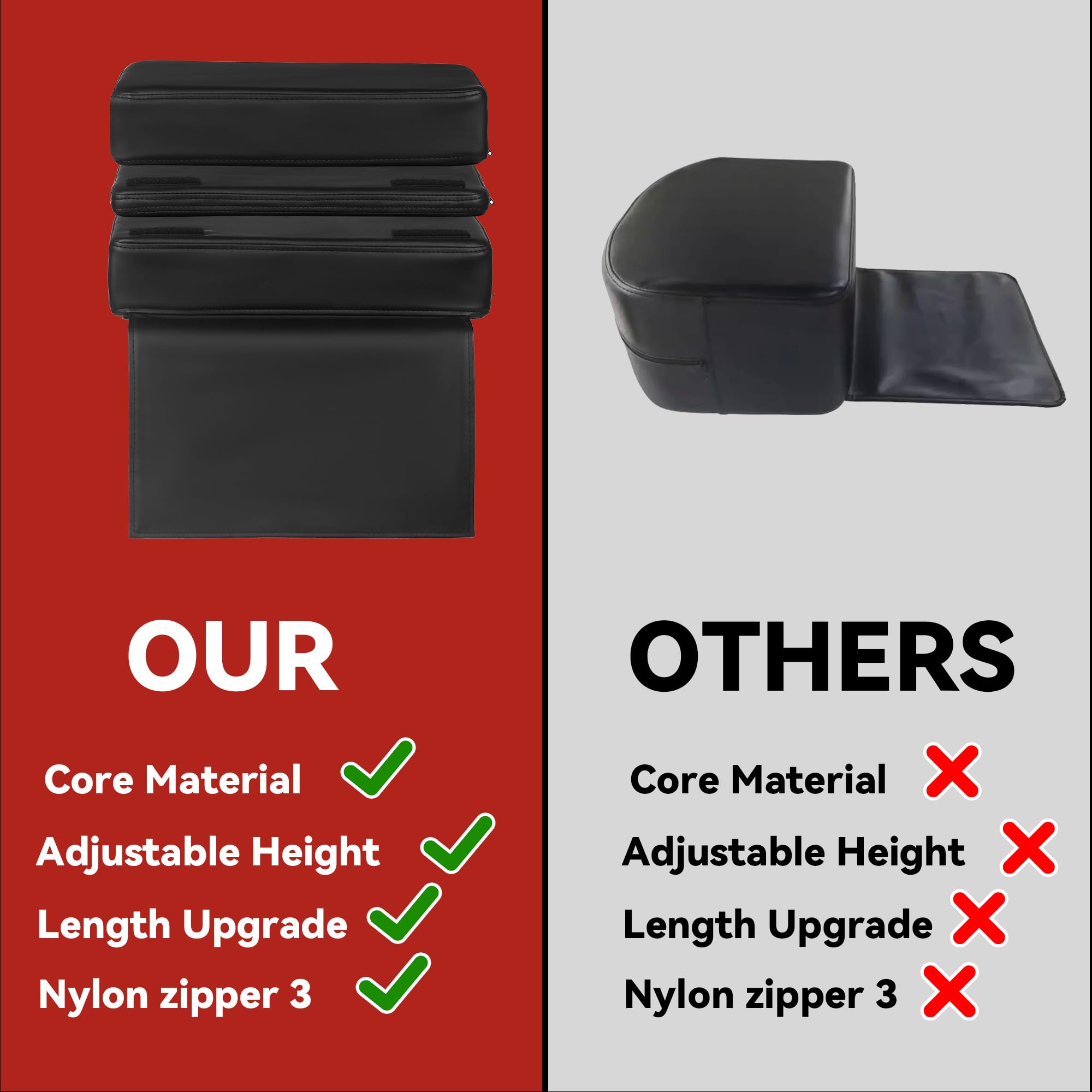 HOMBYS PU leather cover is durable, water-resistant and easy to wipe clean