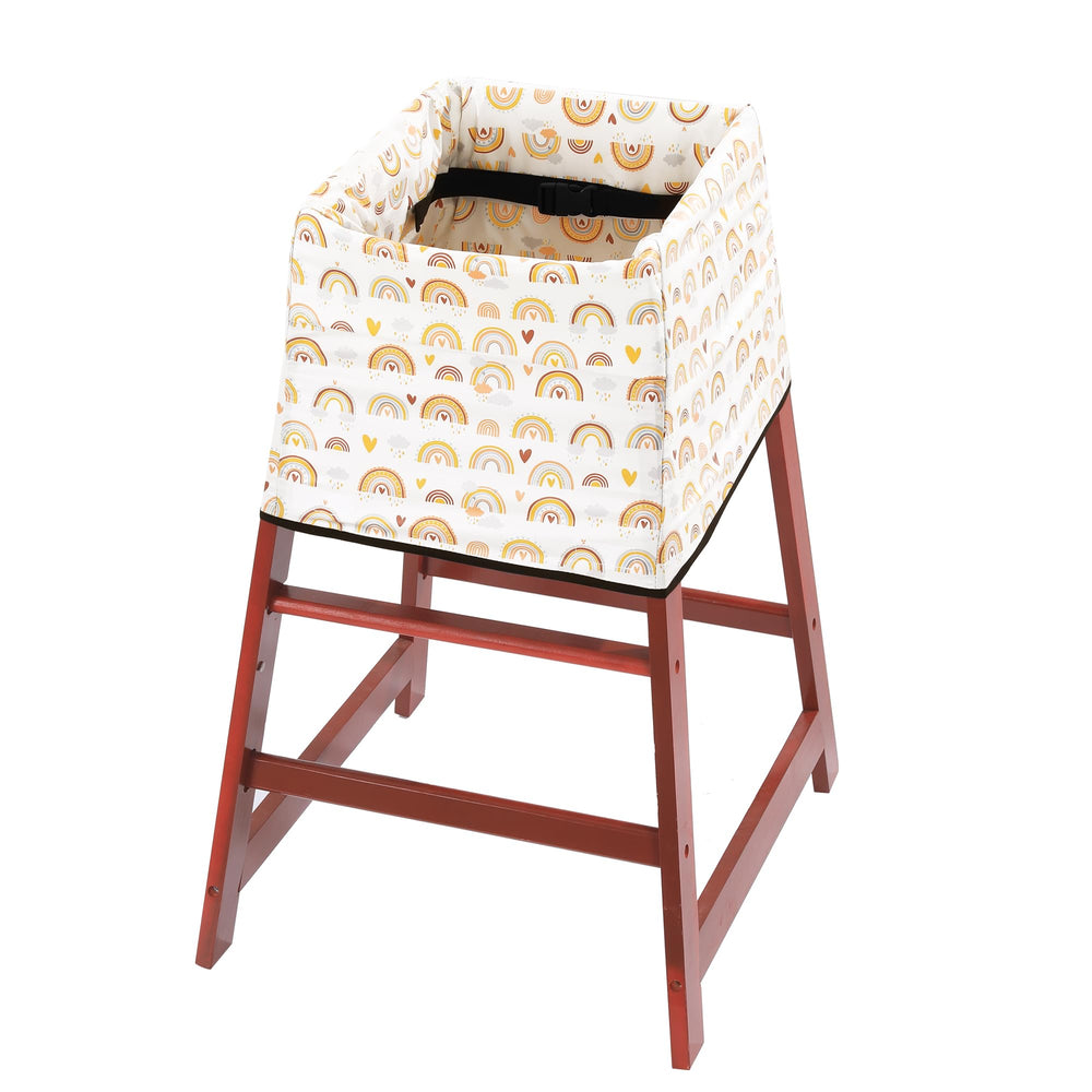 HOMBYS washable high chair cover is machine friendly for busy families