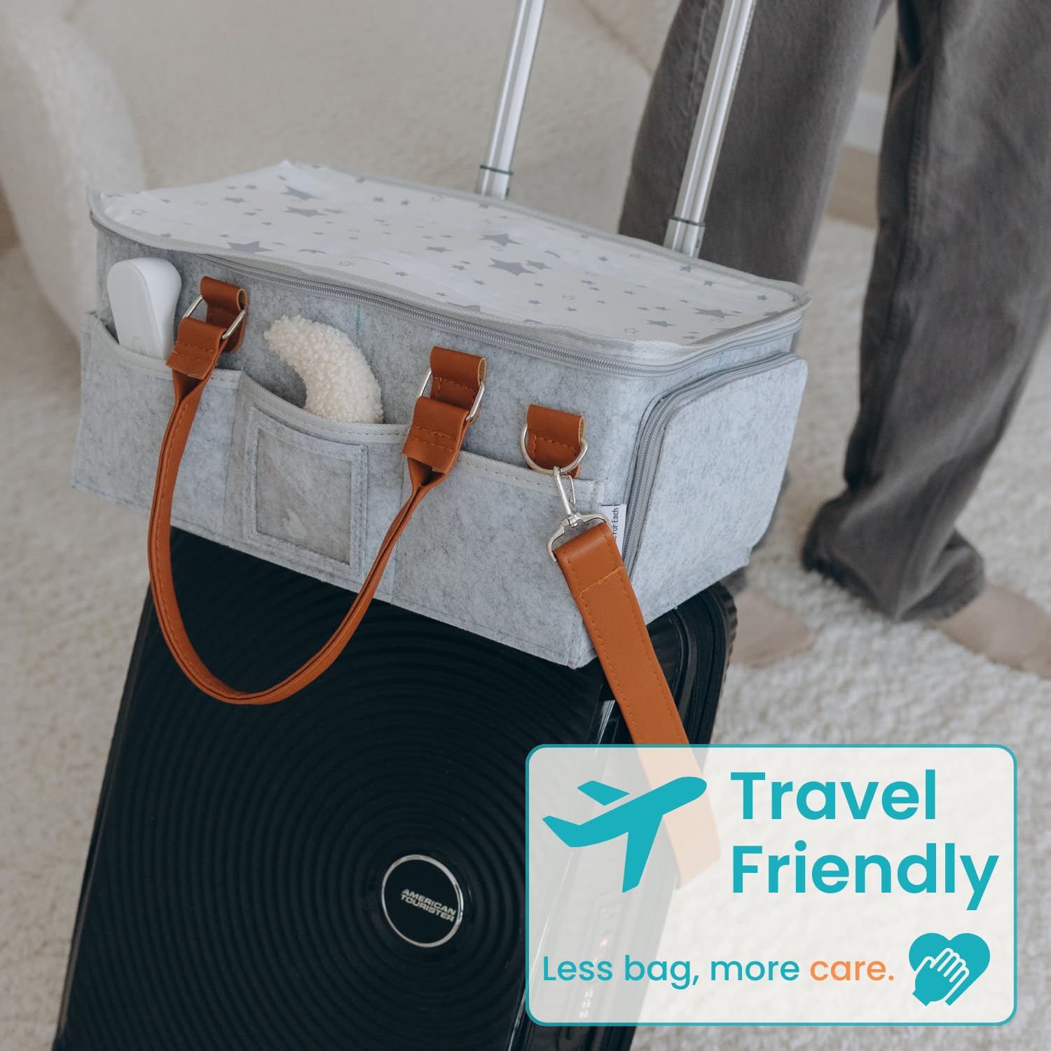 HOME FOR EACH diaper caddy is a thoughtful gift for new parents