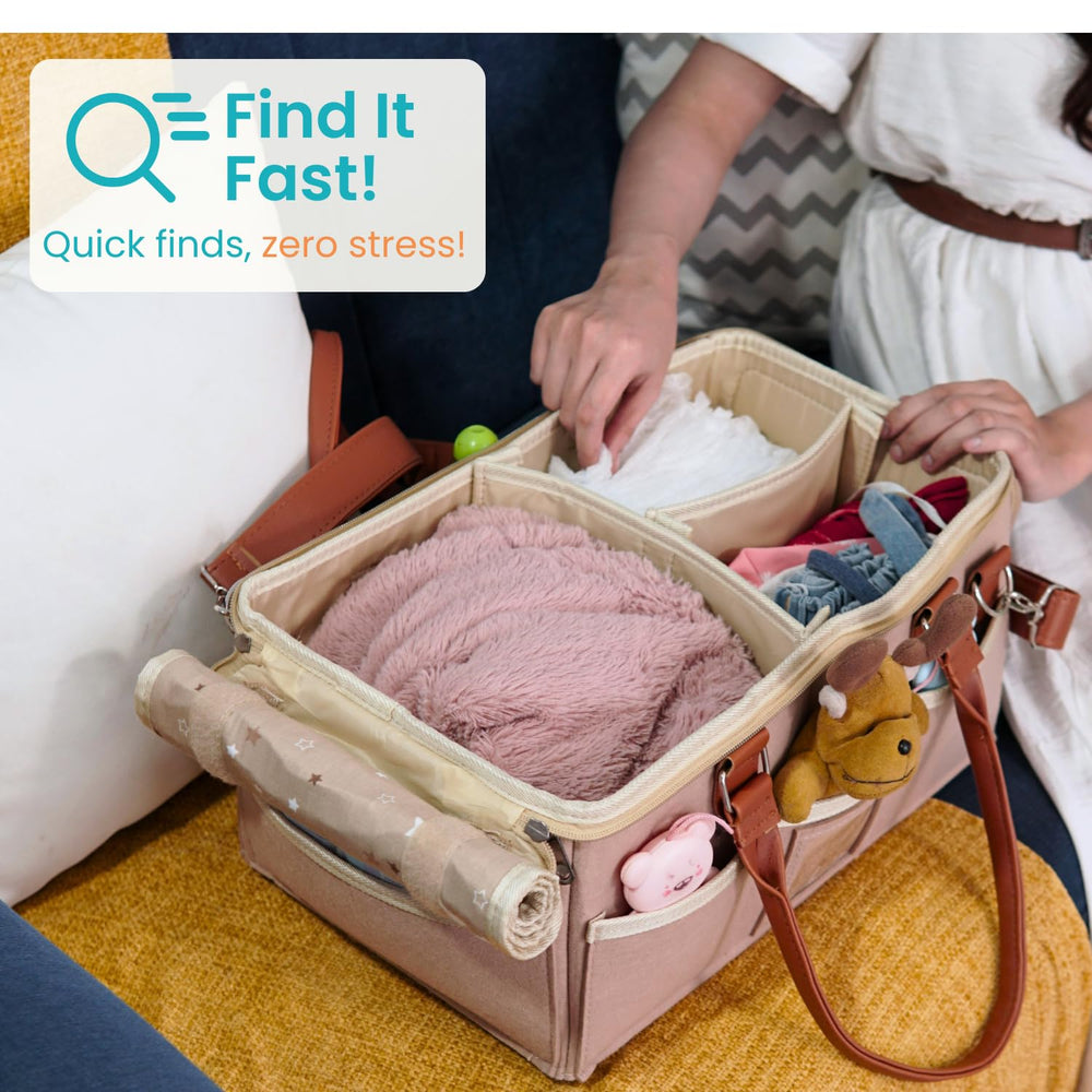 HOME FOR EACH waterproof interior protects contents and simplifies cleanup during travel