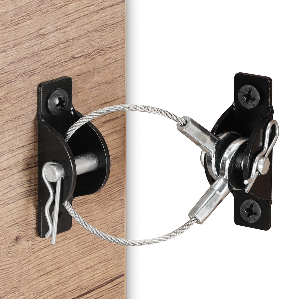 HOME MASTER HARDWARE bookcase wall strap helps keep tall shelving steady for safety.