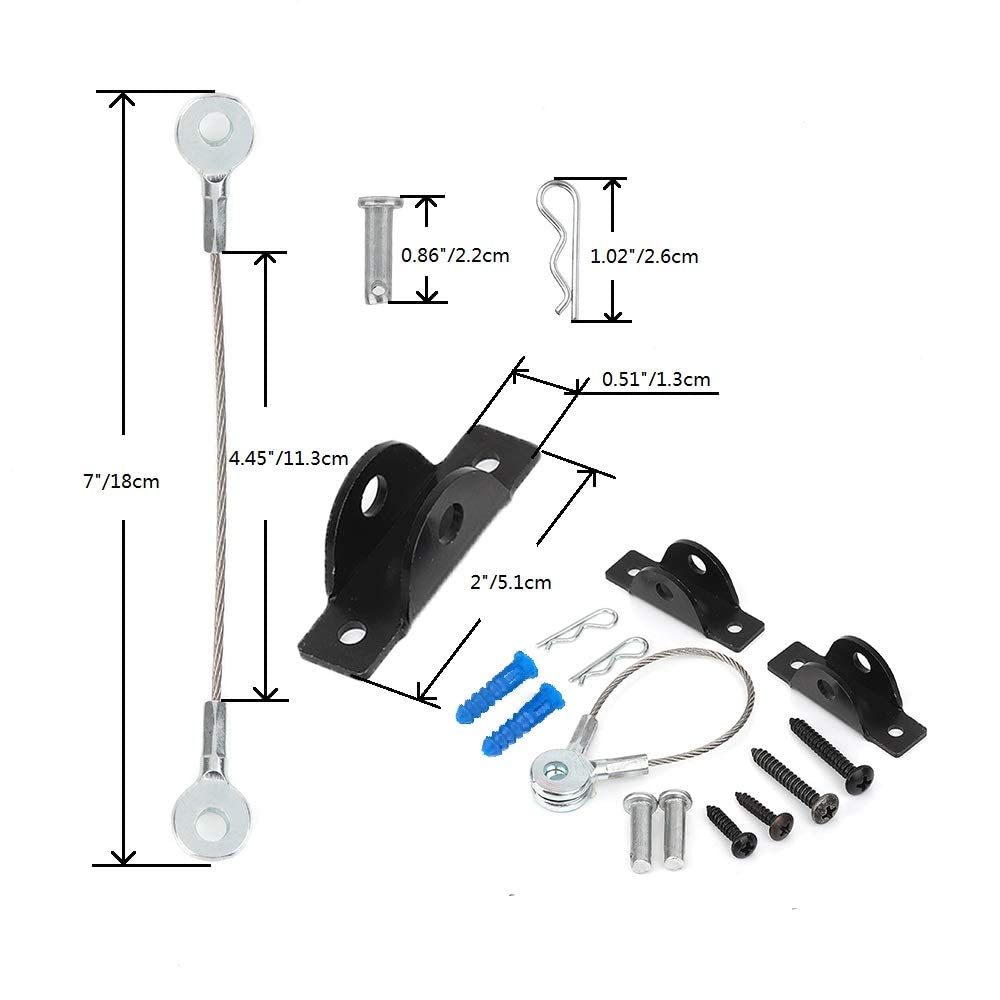 HOME MASTER HARDWARE kitchen cabinet anchors reduce tipping during play and movement.