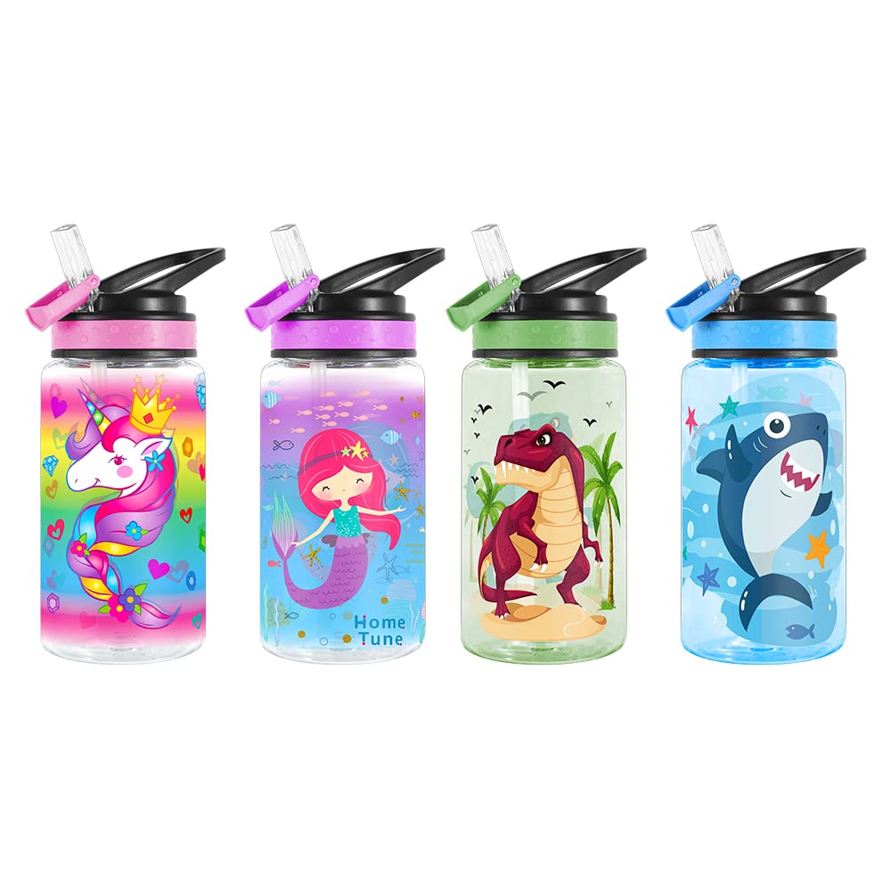 Home Tune dinosaur graphic on durable bottle surface.