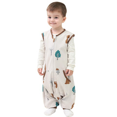 HOMEAL 0.5 Tog Toddler Sleep Sack front view keeps little one warm without bulk
