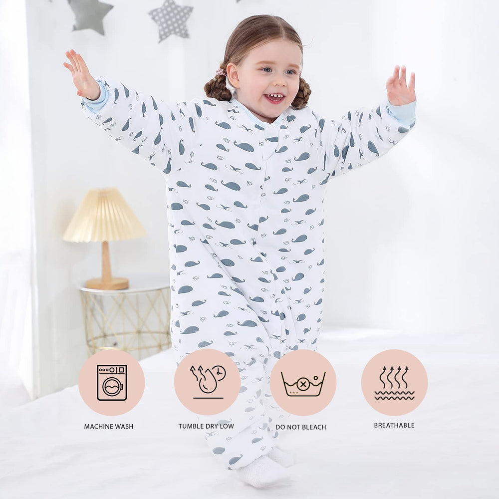 HOMEAL 2.5 tog sleep sack warmth in cool room temperatures