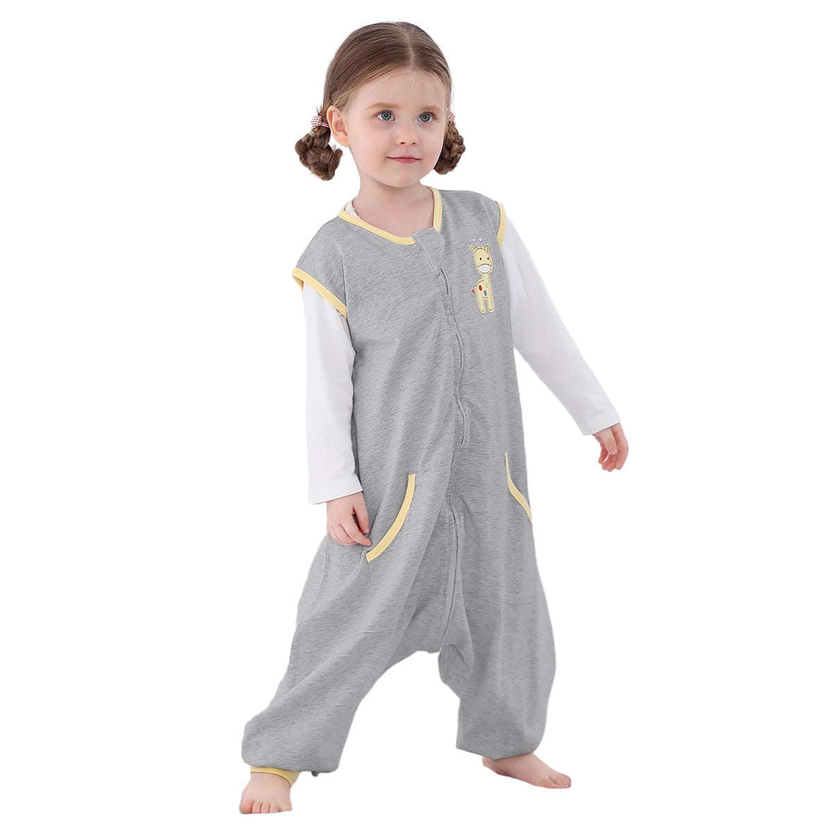 HOMEAL Baby Sleep Sacks with roomy design supports kicking while keeping baby warm