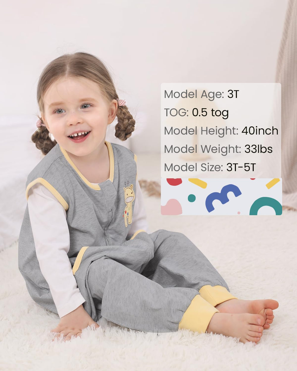 HOMEAL Baby Sleep Sacks sleeveless style helps prevent overheating and comfort