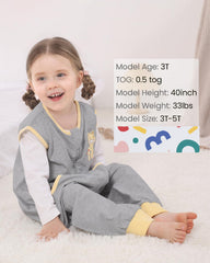 HOMEAL Baby Sleep Sacks sleeveless style helps prevent overheating and comfort