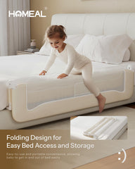 HOMEAL swing-down design enables easy toddler in and out