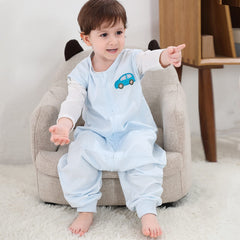 HOMEAL double-zipper design allows top placement and bottom diaper changes