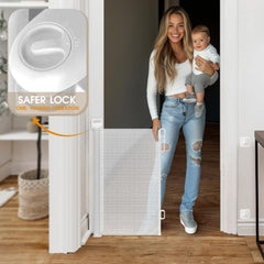HOMEAL retractable gate deck-porch: versatile indoor-outdoor use on patios and decks.