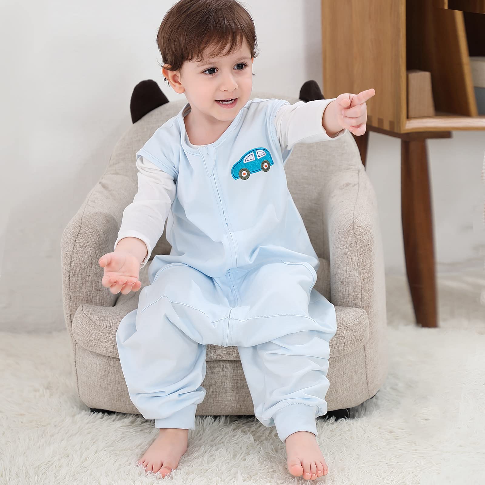 HOMEAL toddler sleep sack 2T-3T for flexible wear