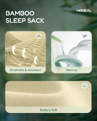 HOMEAL Toddler Sleep Sack with Legs in use supports secure, flexible movement during sleep.