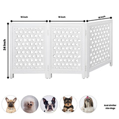 Homebia Designs freestanding pet gate no installation required.