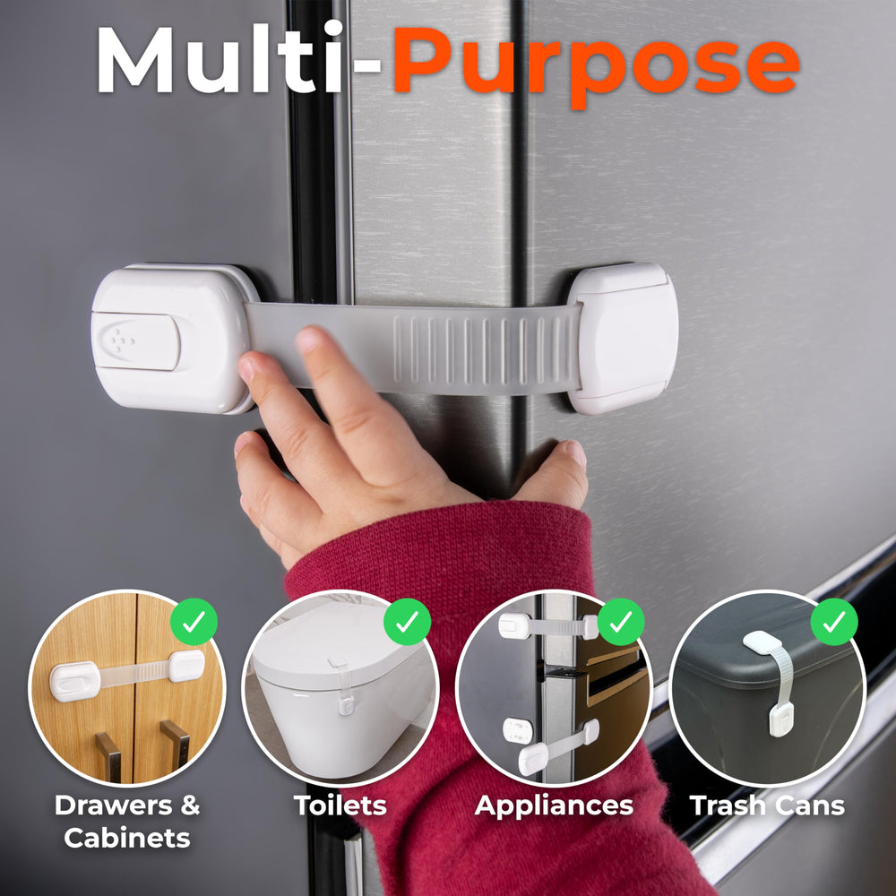 HomeBrella 10-Pack adjustable-length strap illustrates flexible fit for various furniture.