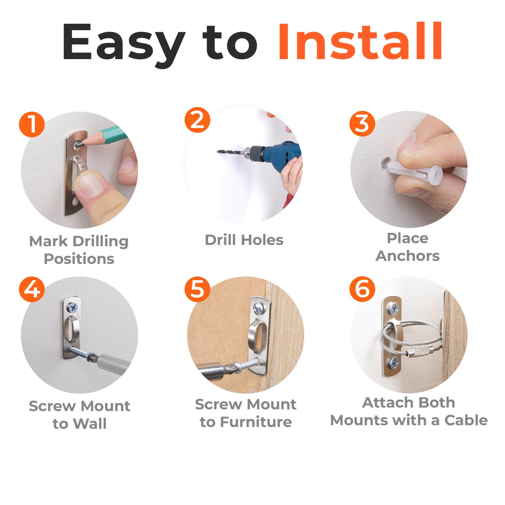 HomeBrella baby-proofing-furniture-safety supports kids and pets with steady anchors.