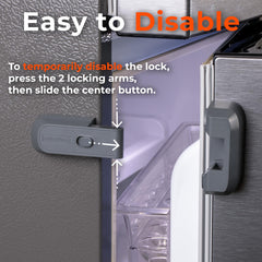 Easy disable option shown for opening without pressing buttons when needed.