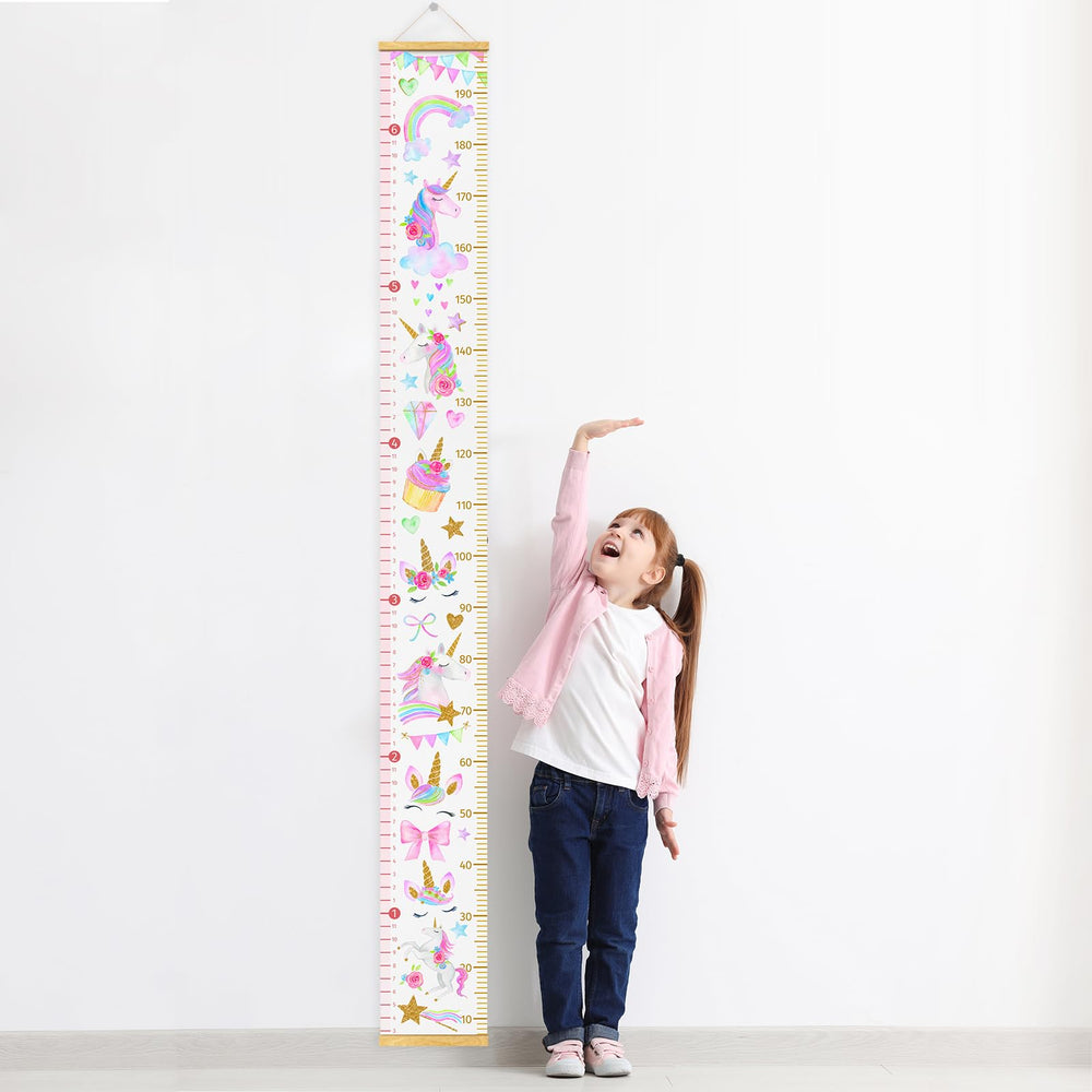 HomeEvolution durable canvas wall chart with wood top rope for long-lasting use.