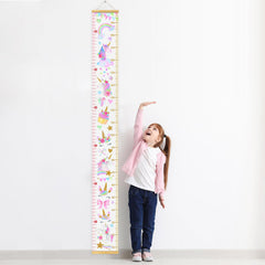 HomeEvolution durable canvas wall chart with wood top rope for long-lasting use.