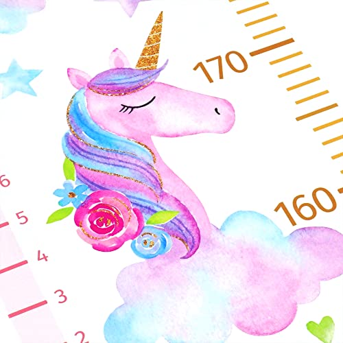 HomeEvolution unicorn height ruler writable on for quick growth notes after milestones.