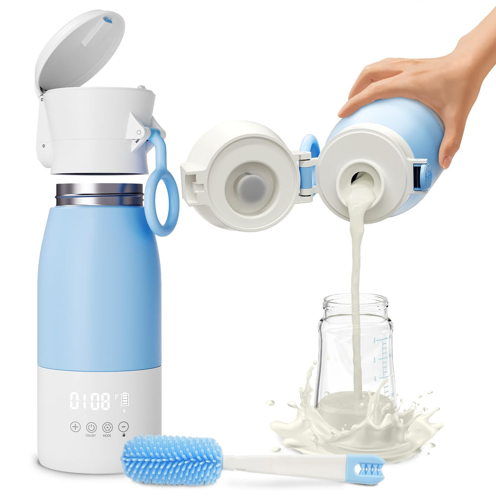 HOMEHELP portable bottle warmer front view with graphene even-heating