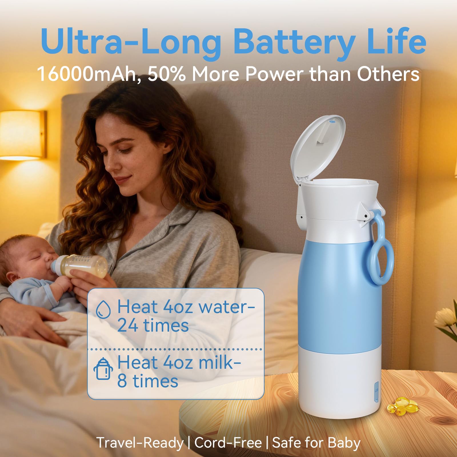HOMEHELP 17oz capacity for all day feeding in various scenarios
