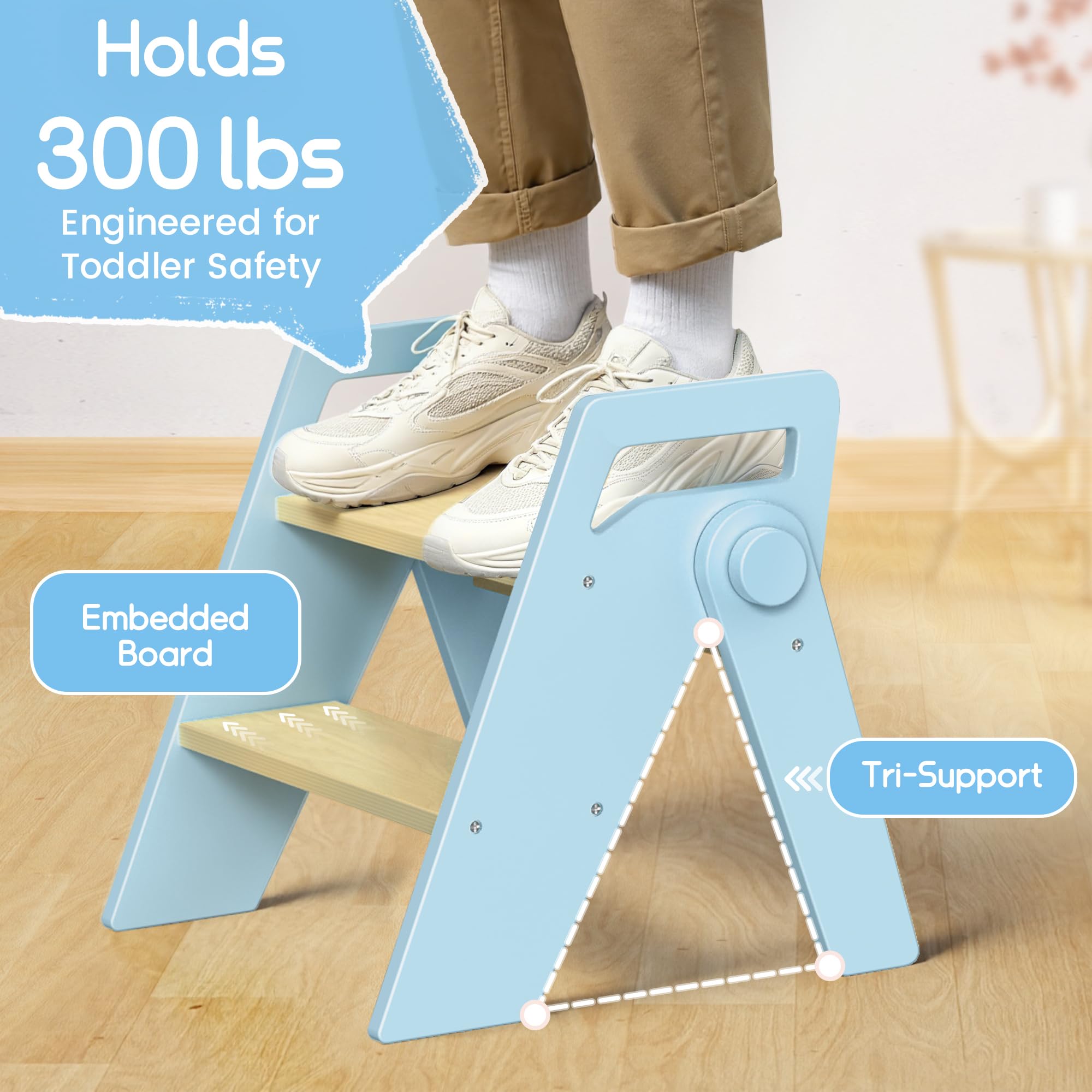 HOMEKOL color-options blue-wood adds stylish look