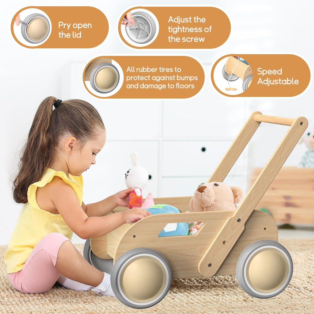 HOMEKOL anti-tip stoppers enhance balance during toddler exploration.