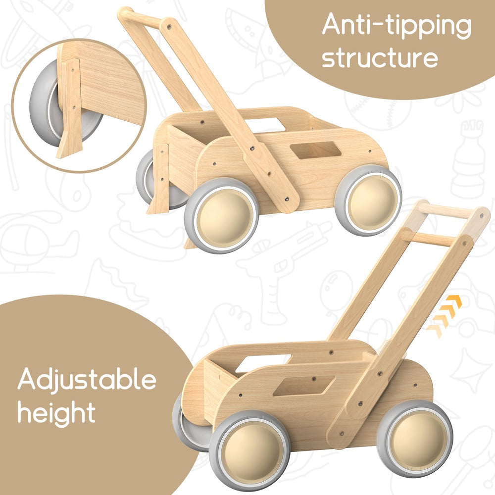 HOMEKOL quiet wheels glide smoothly on floors for calm sessions.