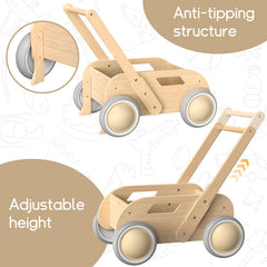 HOMEKOL quiet wheels glide smoothly on floors for calm sessions.