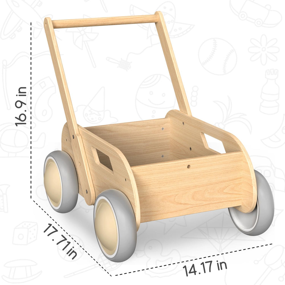 HOMEKOL storage basket keeps toys within reach during explorations.