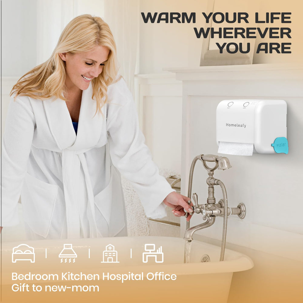 Homeleafy portable-wipes-warmer-office-car supports on-the-move cleaning anywhere.