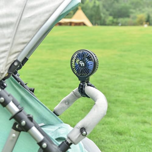 HomeLifairy stroller fan 360-degree rotate for adjustable airflow.