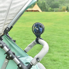 HomeLifairy stroller fan 360-degree rotate for adjustable airflow.