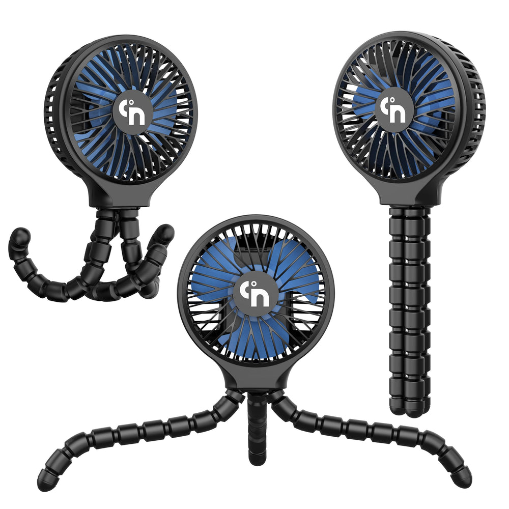 HomeLifairy stroller fan clip-on ideal for car seats and travel.