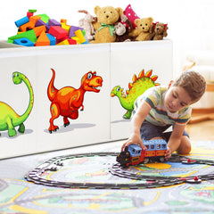 HOMEMARVEL toy chest sturdy handles enable easy transport between rooms.