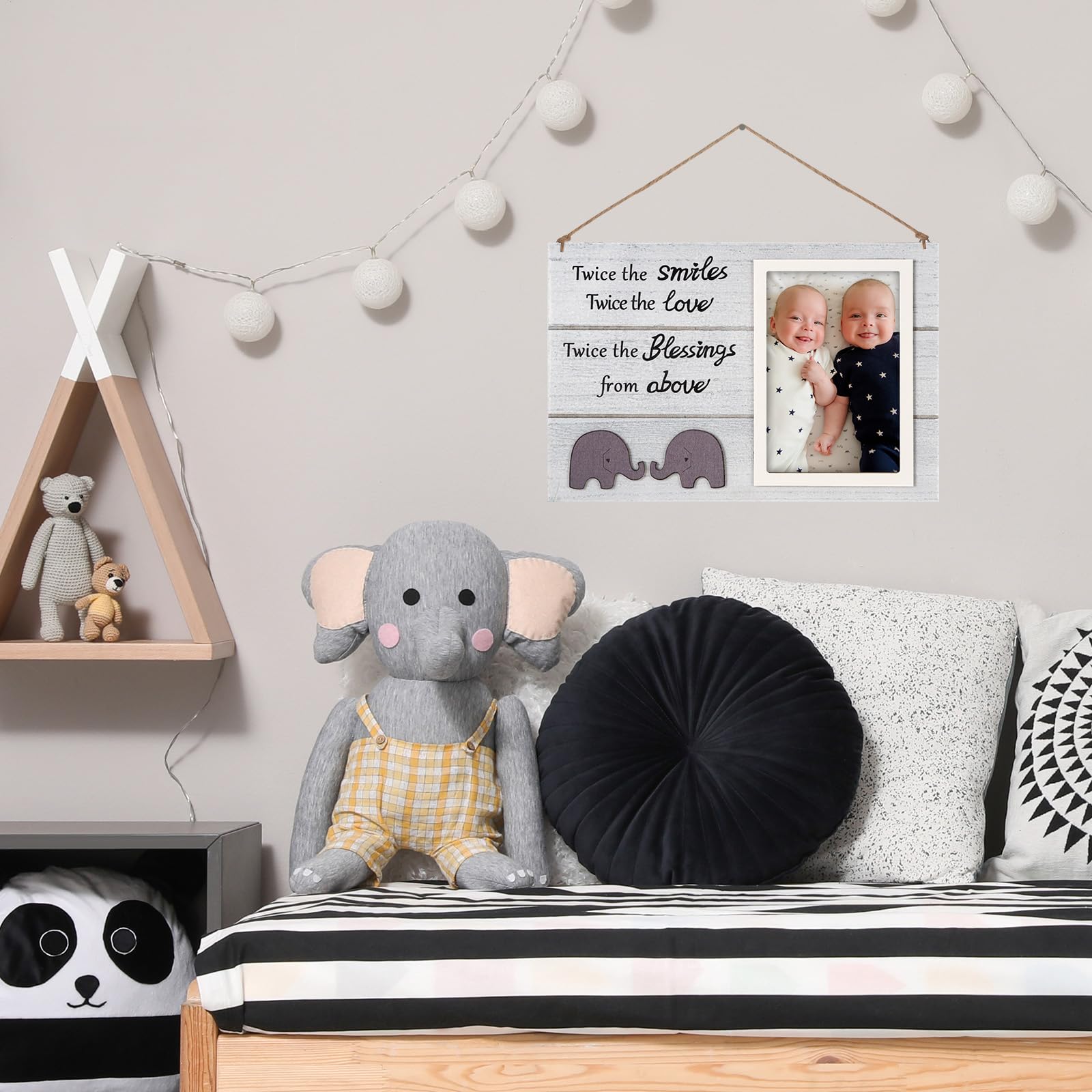 Homeny nursery decor twin frame adds cozy charm and sentiment