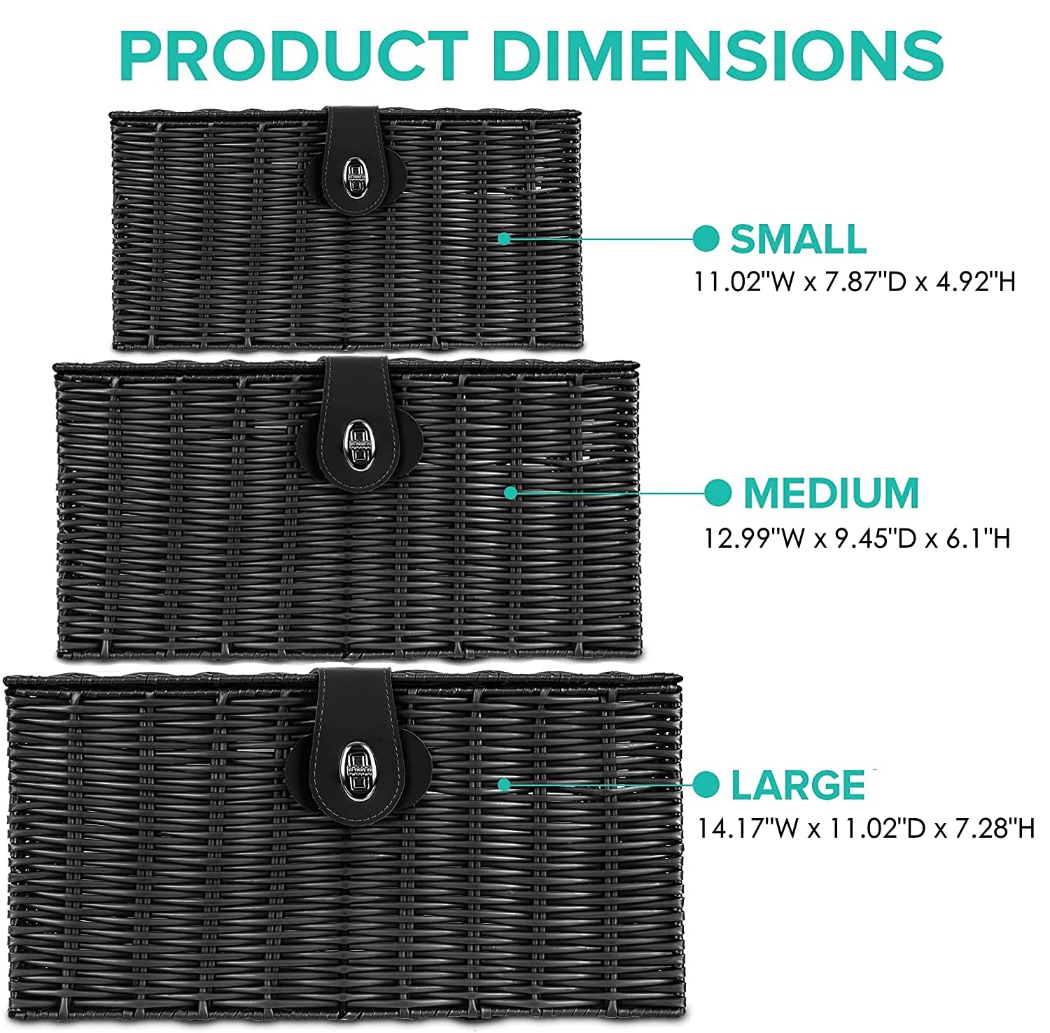 Homepeaz nursery organization baskets ideal for toys and diapers