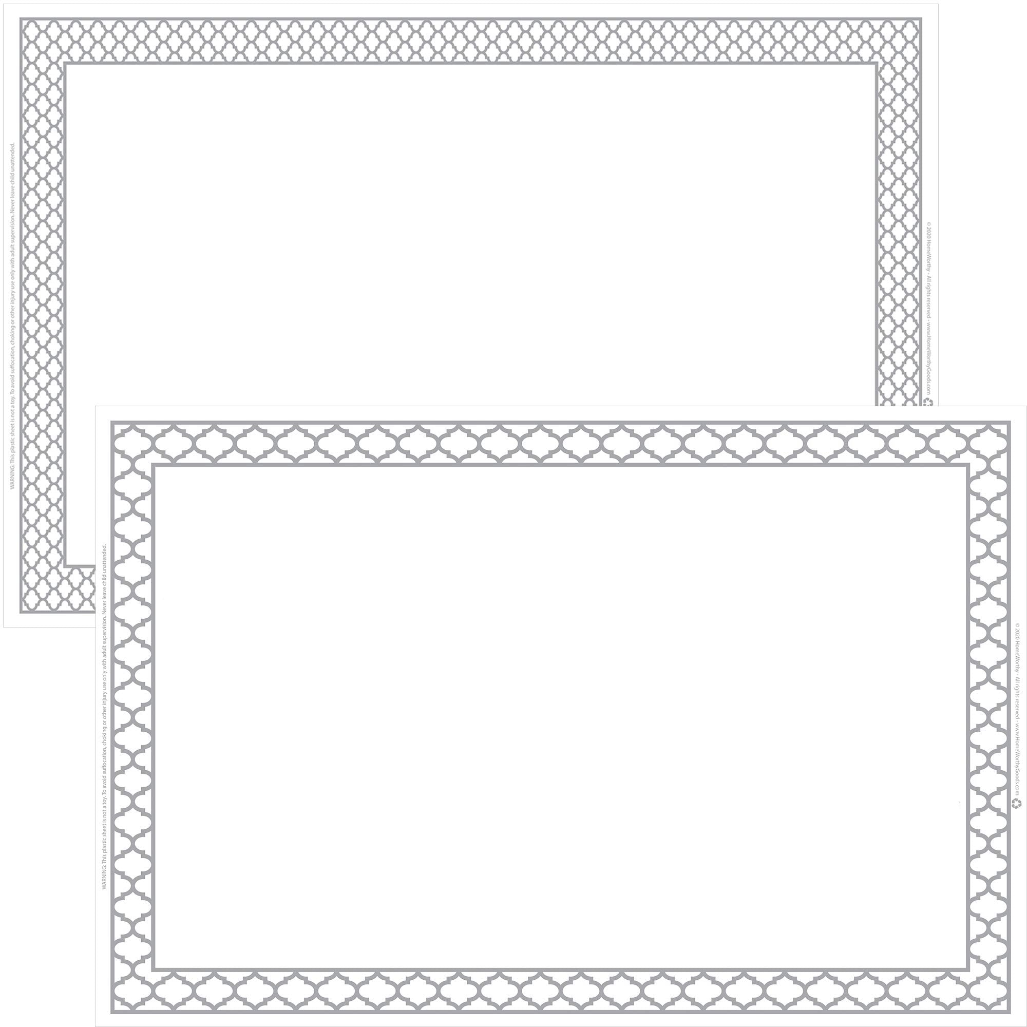 HomeWorthy disposable placemats 40-pack in unopened box for quick table protection