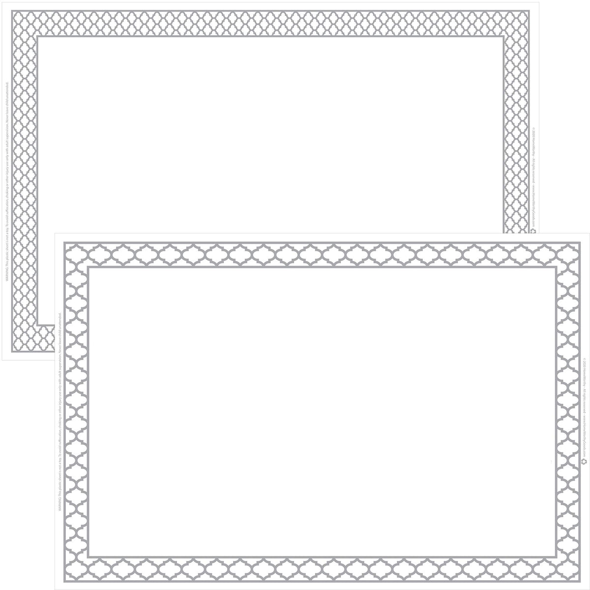 HomeWorthy disposable placemats 40-pack in unopened box for quick table protection