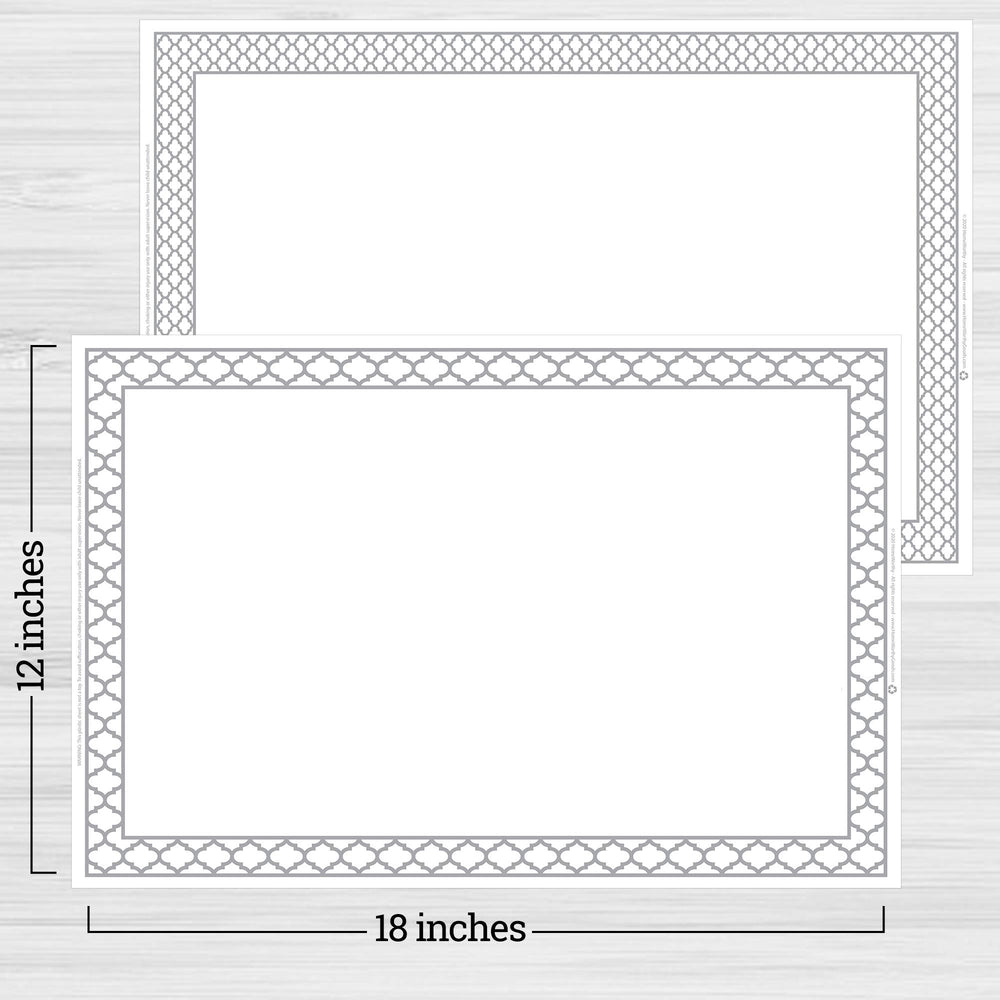 Compact HomeWorthy placemats pack ideal for travel and planes