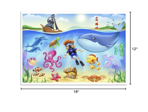 HomeWorthy toddler placemats protect surfaces while encouraging playful mealtime moments.